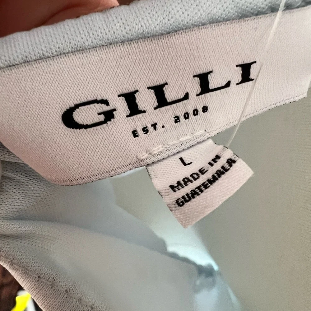 Light Blue Floral Ruffle Gilli Dress - new with tags - Picture 5 of 5